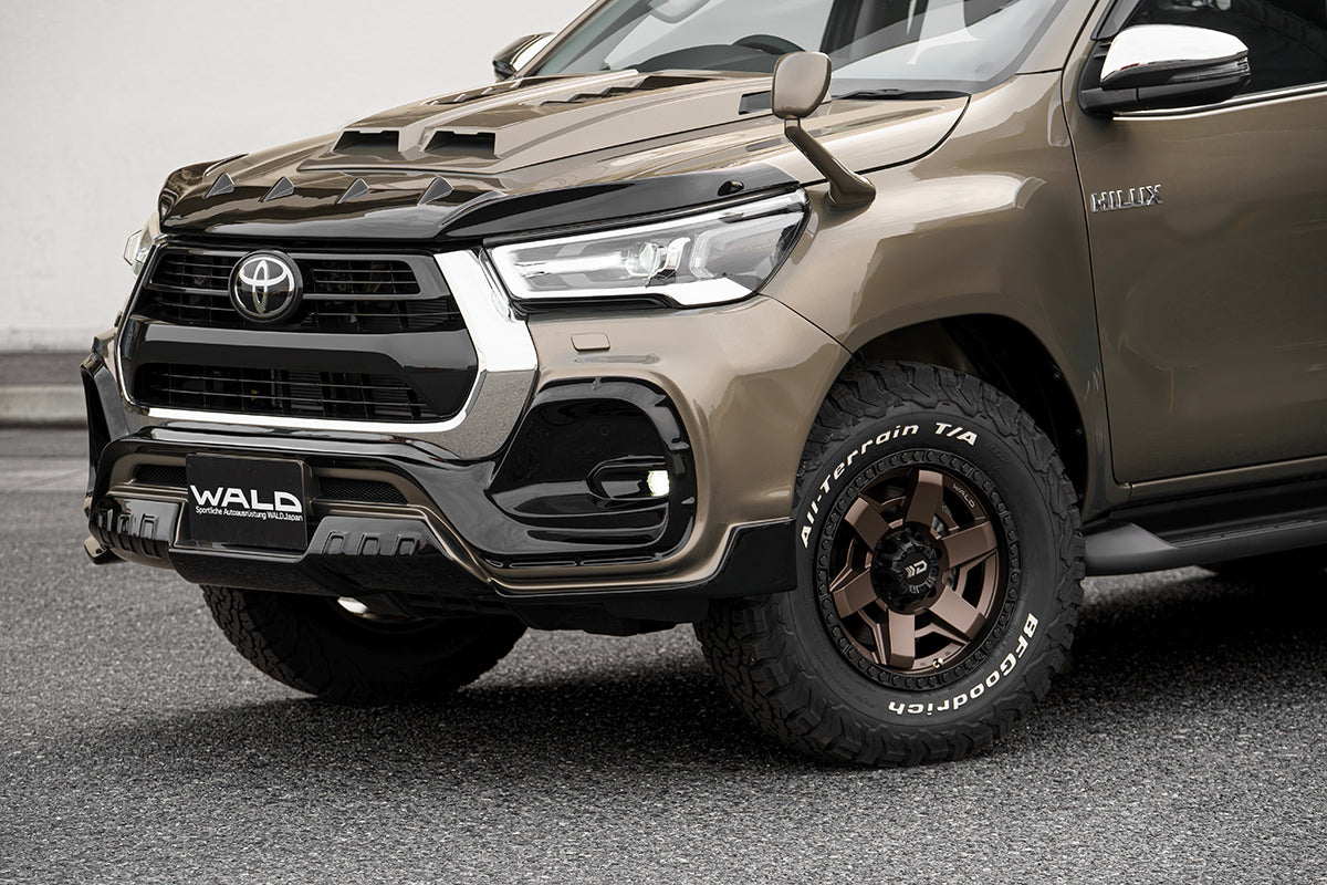 WALD SPORTS LINE BLACK BISON EDITION フロントバンパースポイラー ハイラックス125系