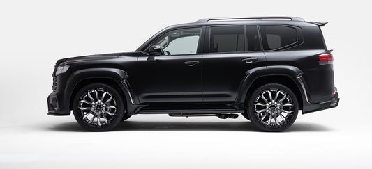 ランドクルーザー300系 WALD SPORTS LINE BLACK BISON EDITION サイドマフラー OVAL117W x 2（車検対応）