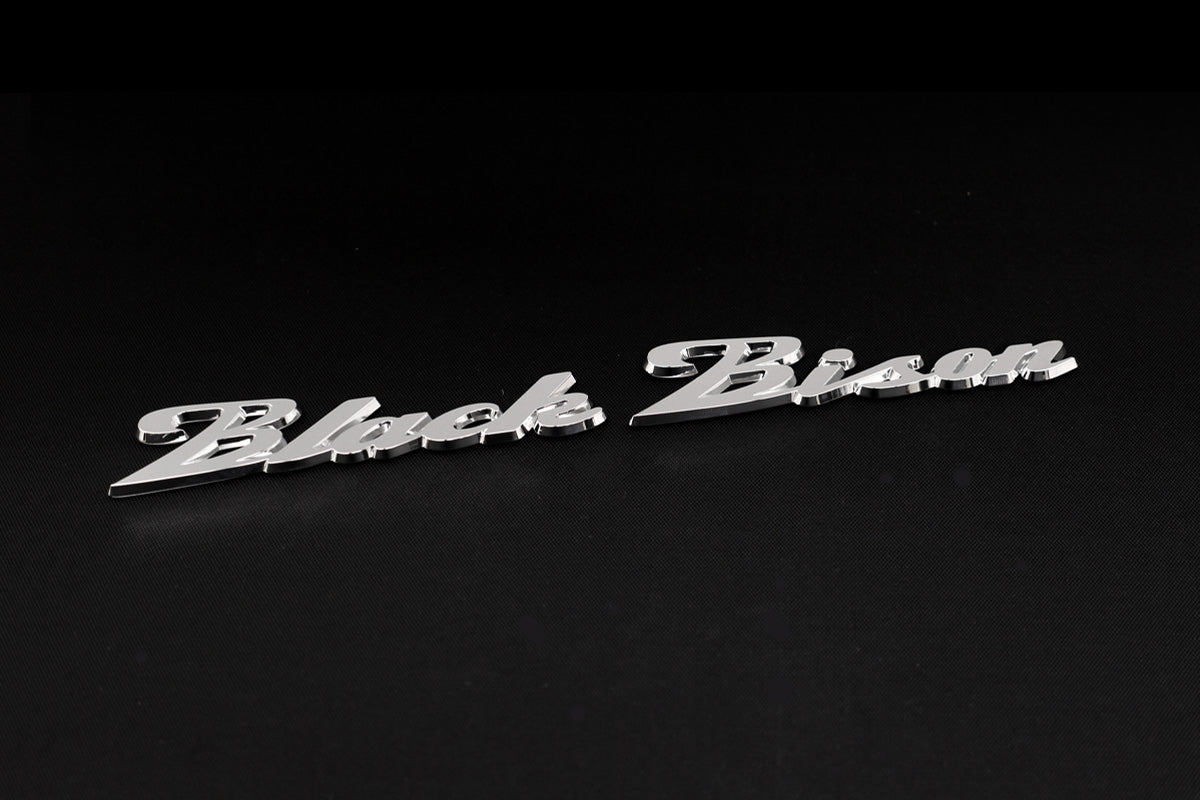 ランドクルーザー300系 　【 BLACK BISON 】　 エンブレム”CHROME”