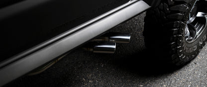 ジムニーシエラ WALD SPORTS LINE BLACK BISON EDITION サイドマフラー OVAL80W