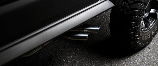 ジムニーシエラ WALD SPORTS LINE BLACK BISON EDITION サイドマフラー OVAL80W