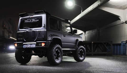 ジムニーシエラ WALD SPORTS LINE BLACK BISON EDITION リアバンパースポイラー